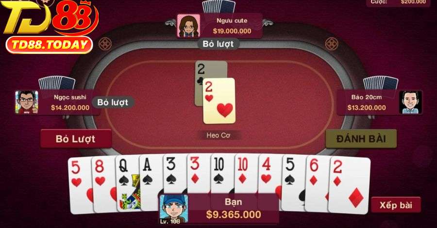 Game bài TD88 cung cấp cơ hội đặt cược không giới hạn